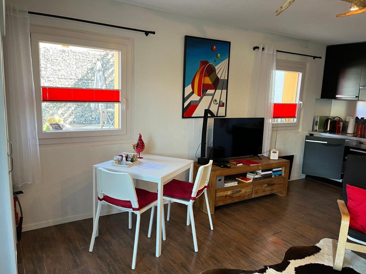 Ferienwohnung Le Coin Barlouka Veysonnaz Exterior foto